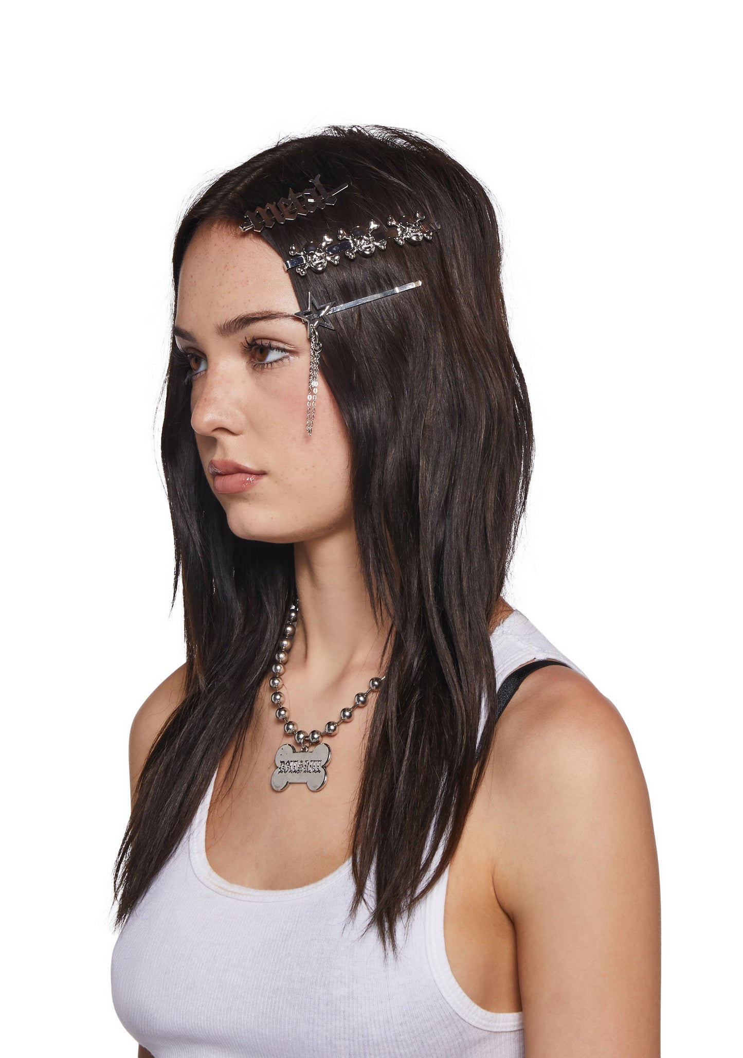 Rebel Metal Hair Clip Set