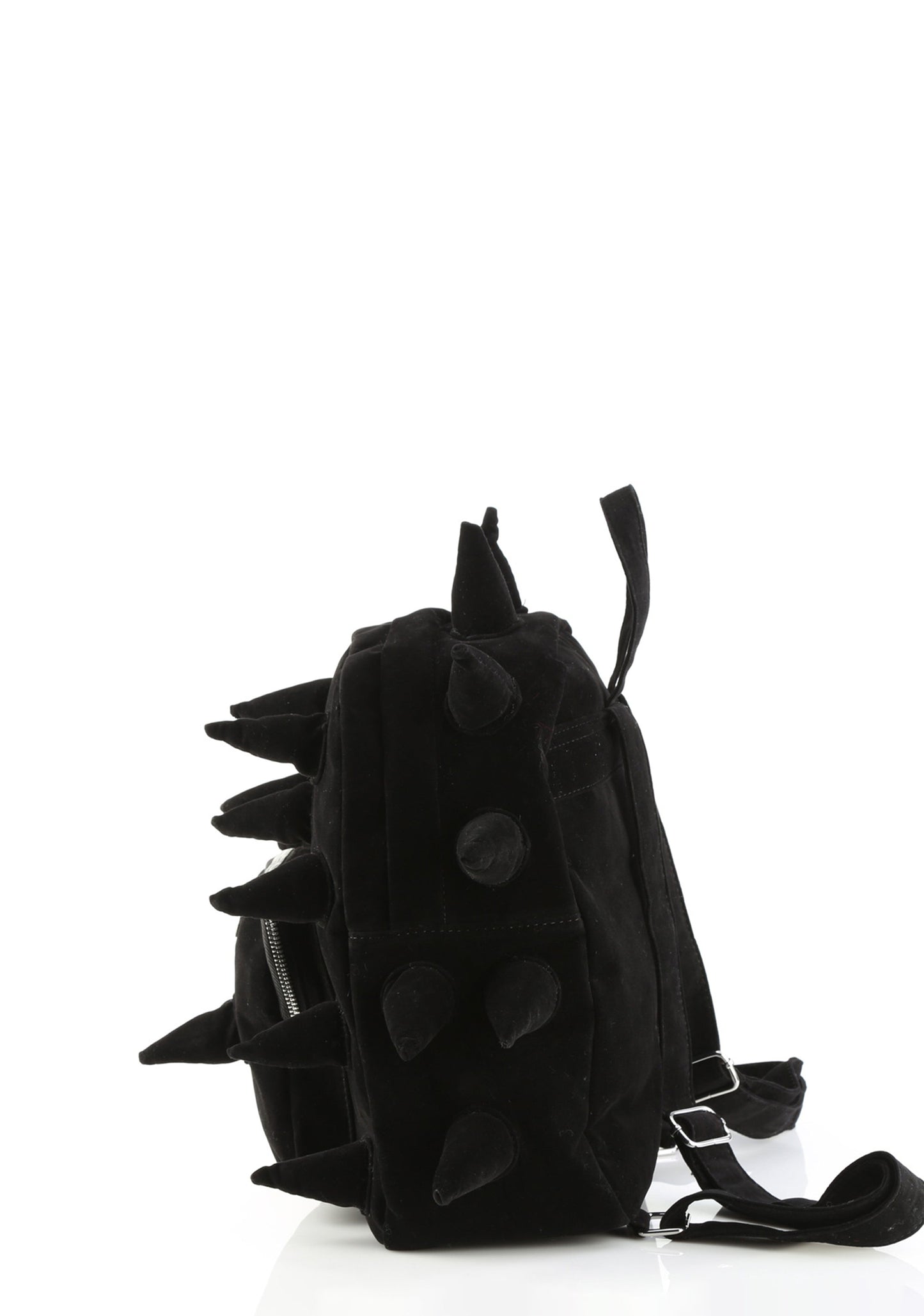 Velvet Spiked Mini Backpack