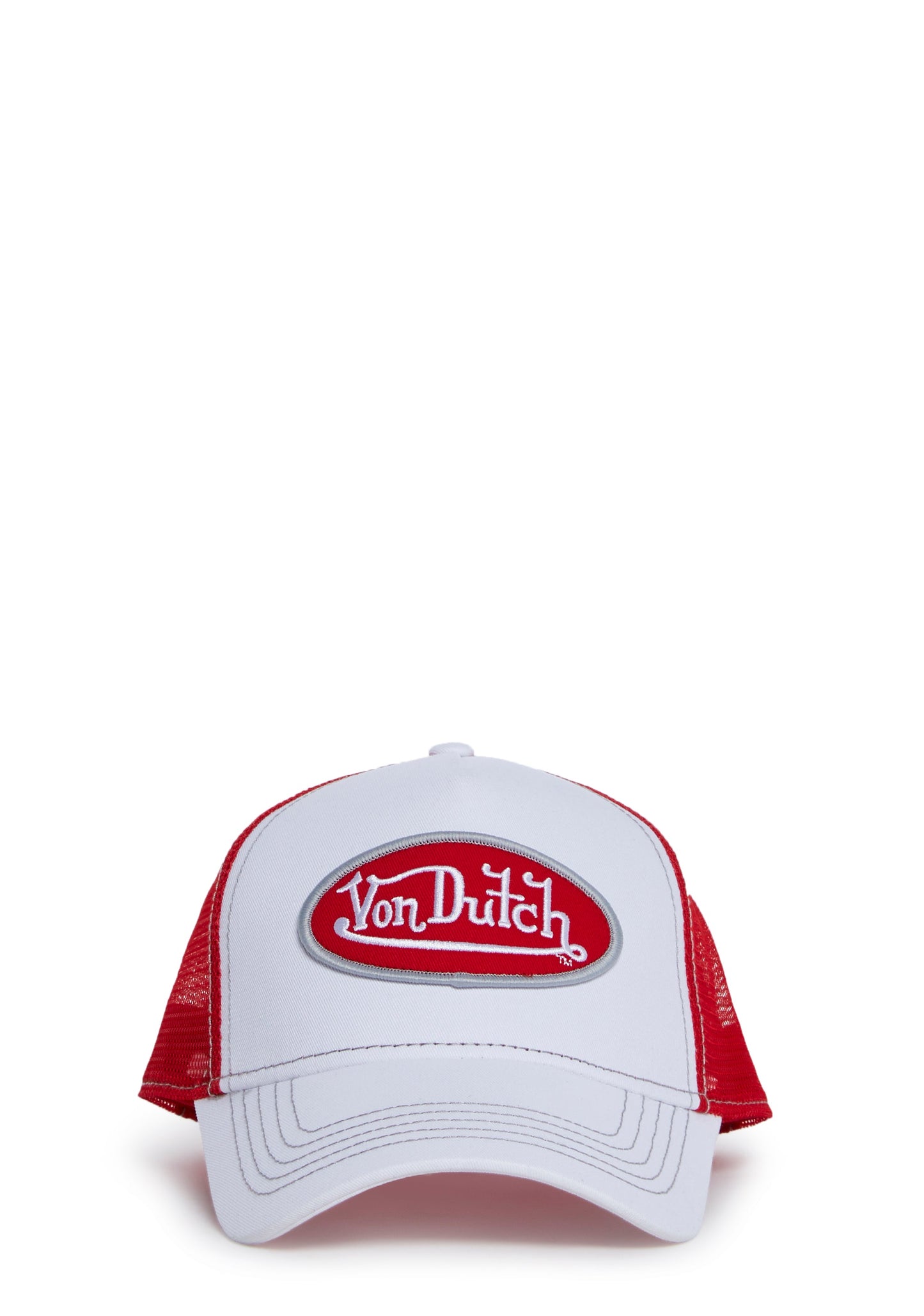 White And Red Trucker Hat