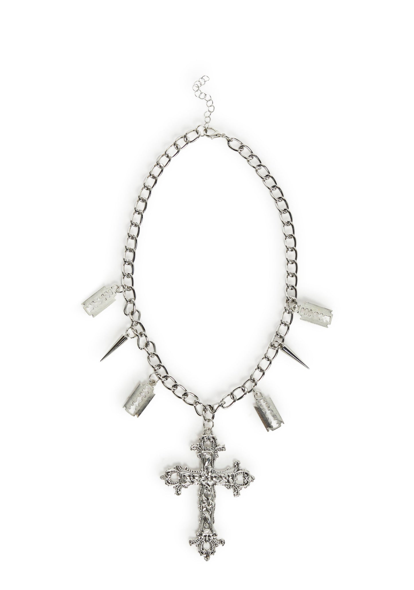 Goth Cross Necklace
