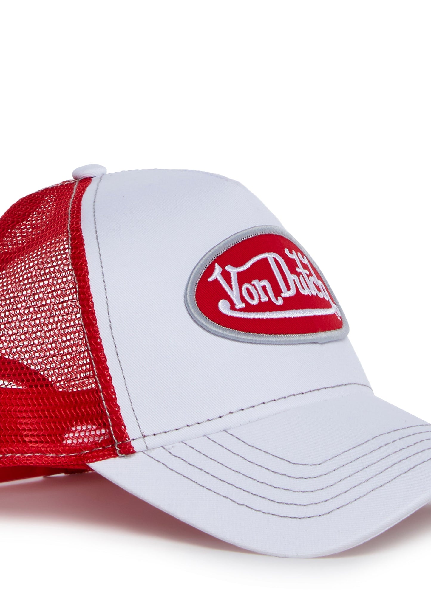 White And Red Trucker Hat