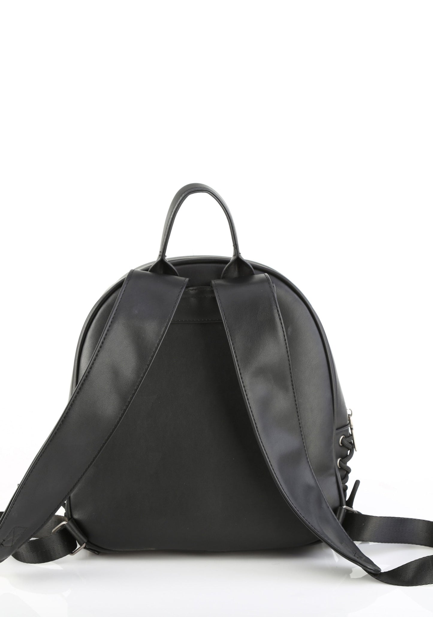 Faux Leather Mini Backpack