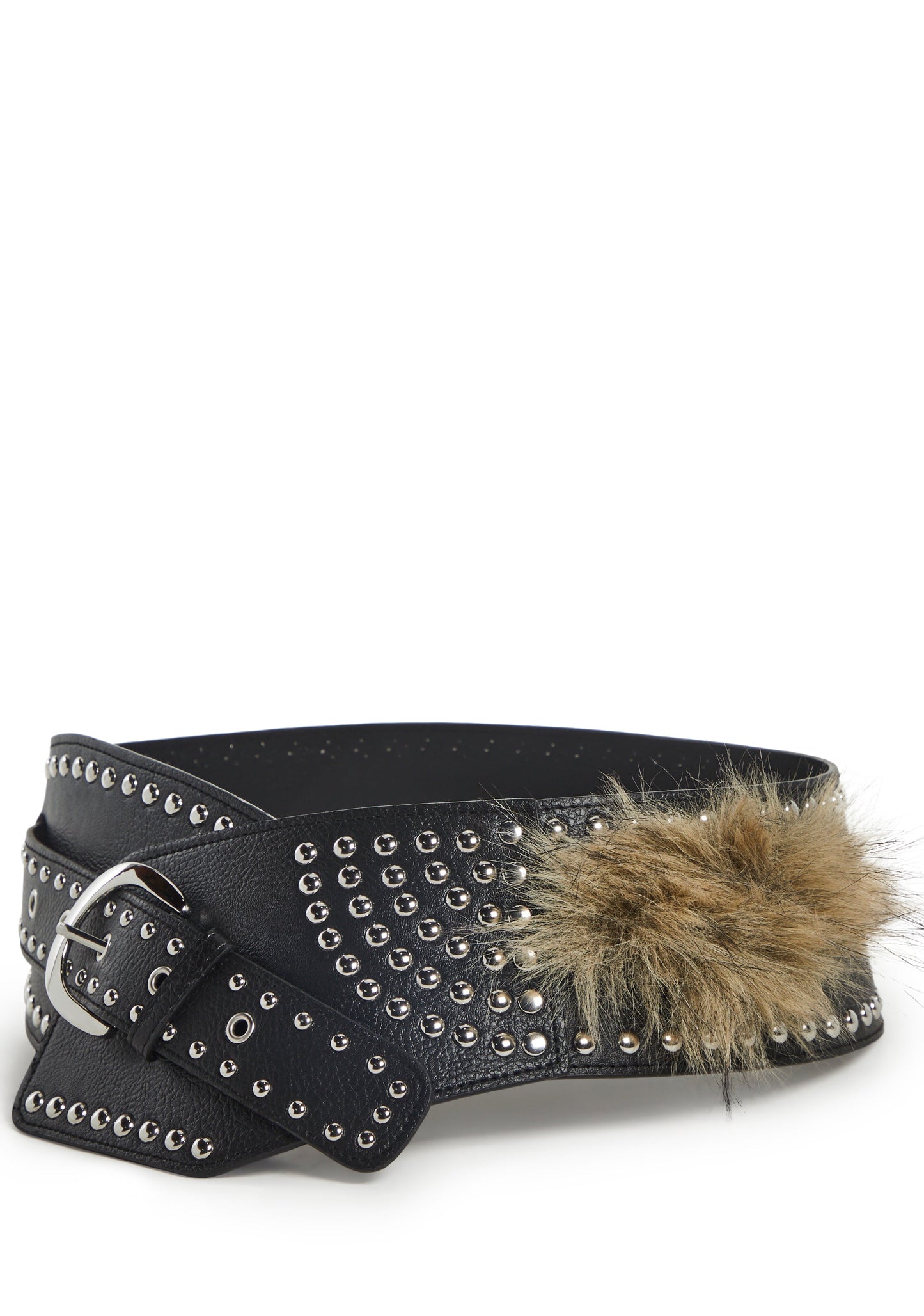 Gambling Desert Studded Belt - Black