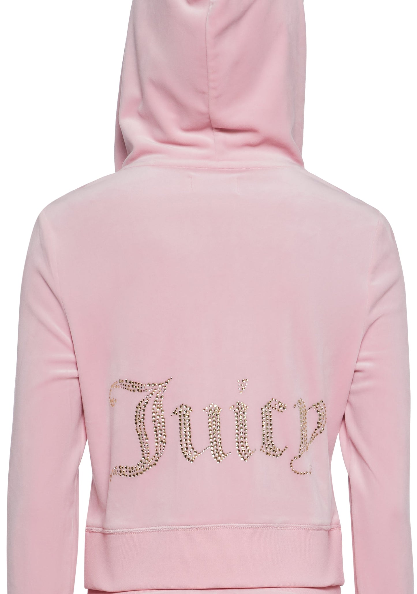 OG Big Bling Velour Hoodie - Pink