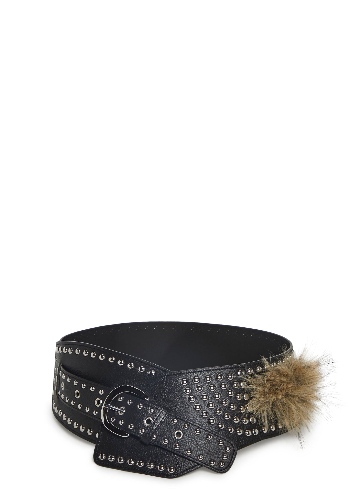Gambling Desert Studded Belt - Black