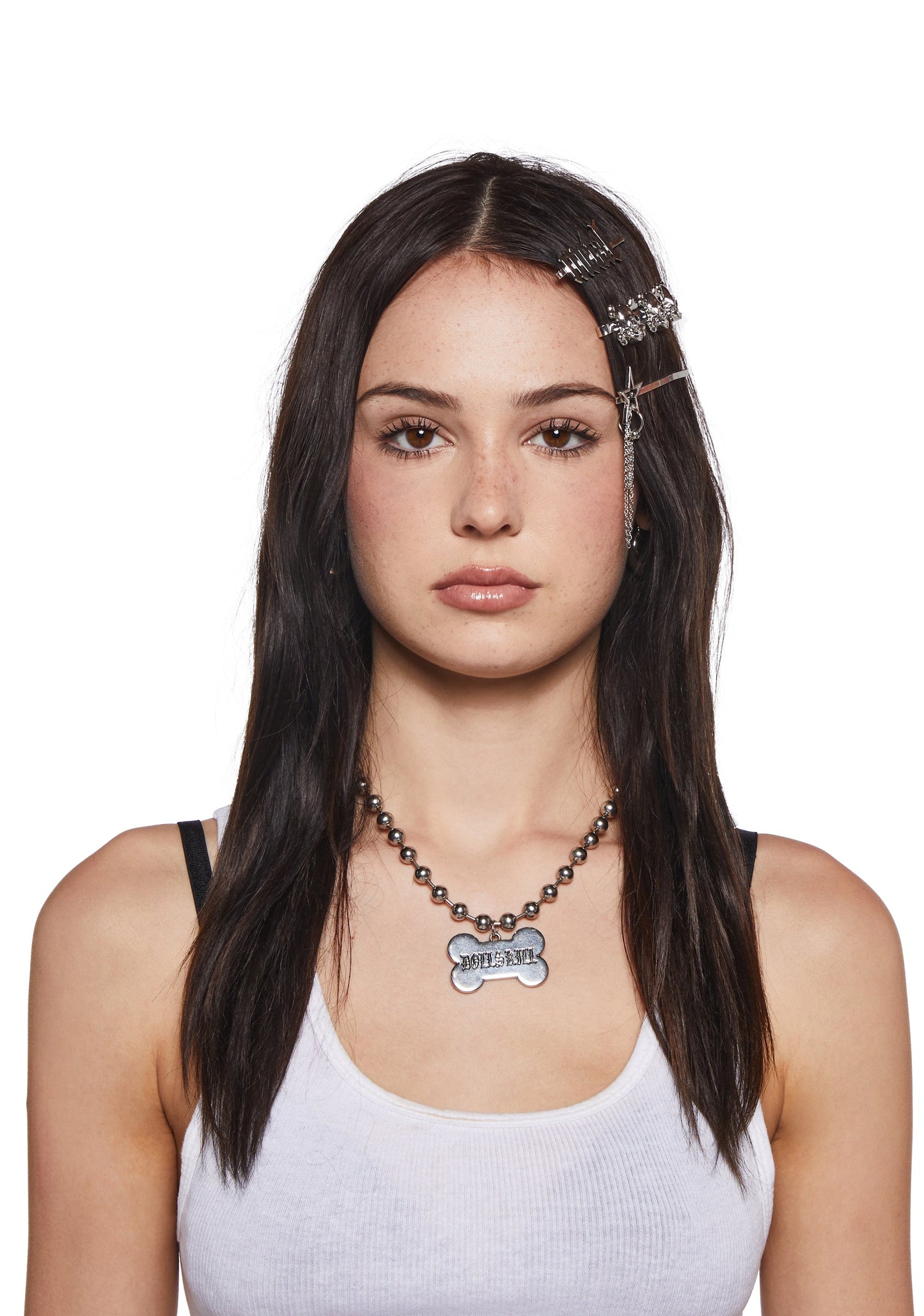 Rebel Metal Hair Clip Set