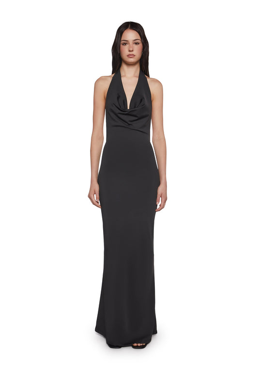 Dazzling Backless Maxi Dress