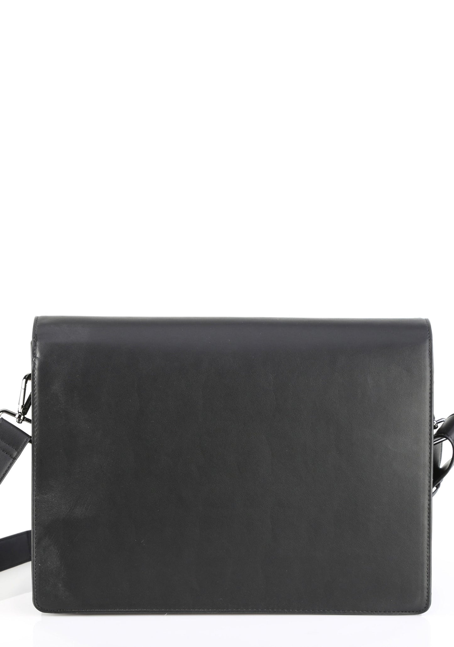 Faux Leather Large Crossbody Bag