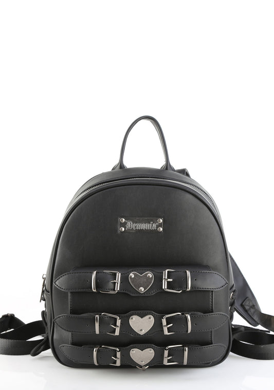 Faux Leather Mini Backpack