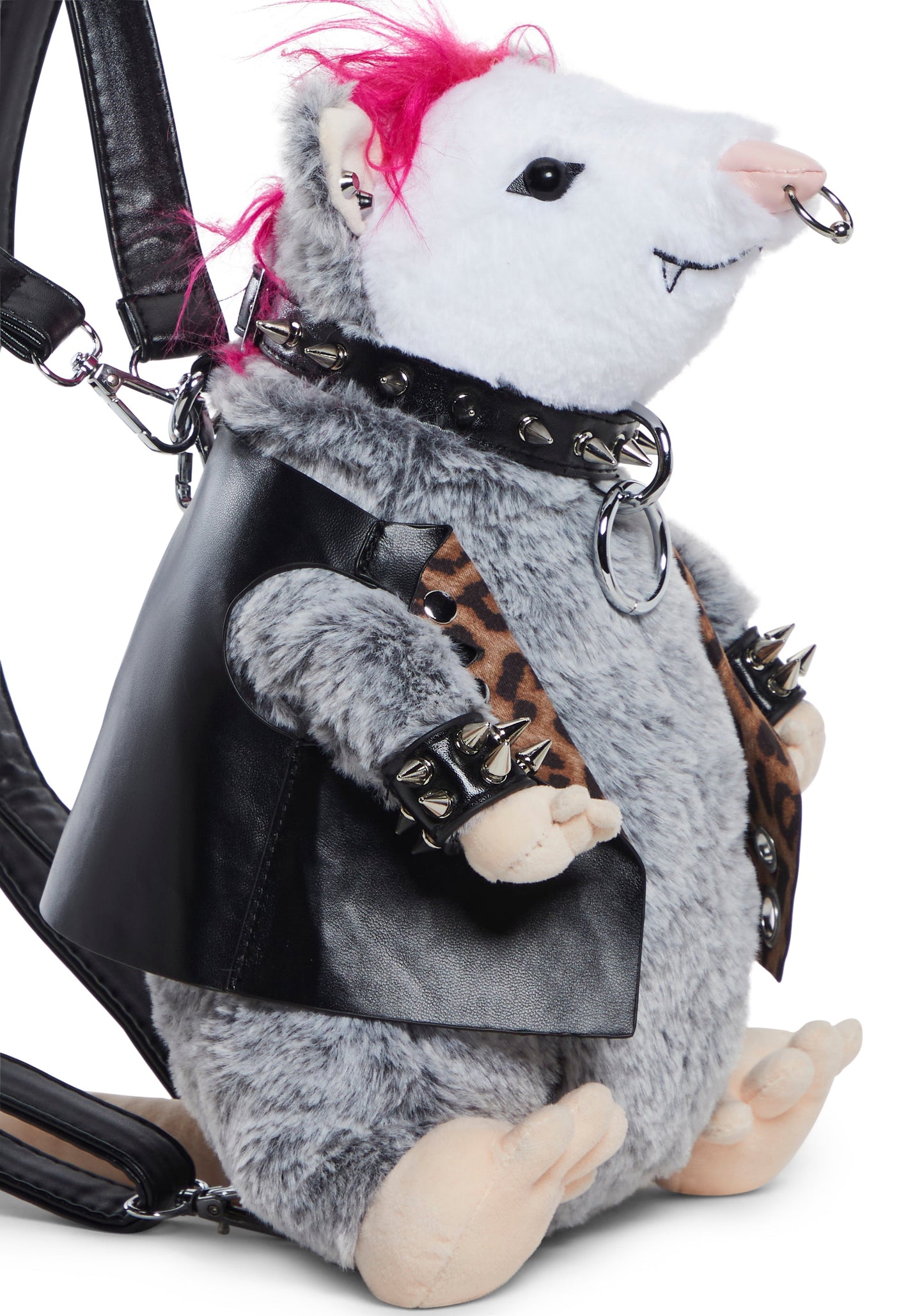 Mosh Pit Possum Plush Backpack
