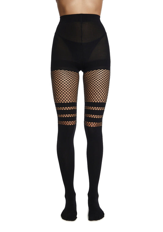 Get Faux Thigh-High Tights